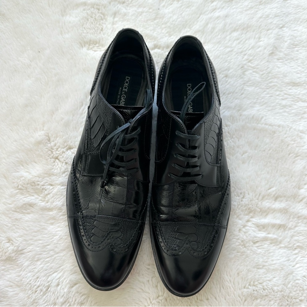 NEW!!! Dolce&Gabbana men’s Oxford shoes size 8 US Authentic Retail 1950$